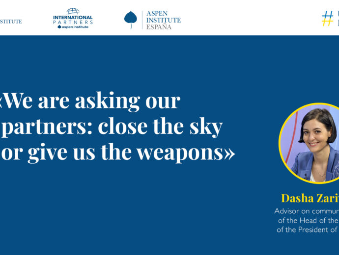 Advisor of the Head of the Office of the President of Ukraine Dasha Zarivna: “We are asking our partners: close the sky or give us the weapons”