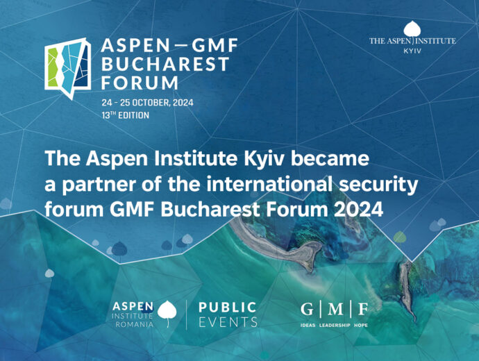 The Aspen Institute Kyiv has become a partner in hosting the international security forum GMF Bucharest Forum 2024