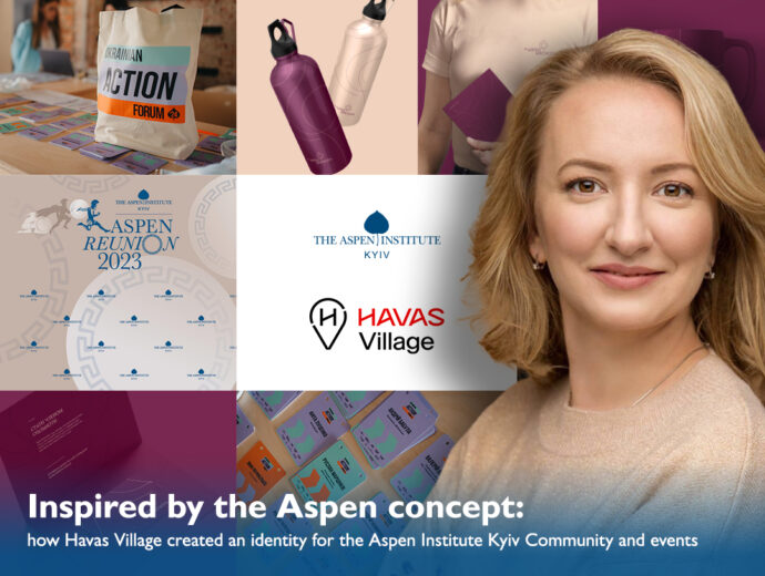 Inspired by the Aspen concept: how Havas Village created an identity for Community and events of the Aspen Institute Kyiv
